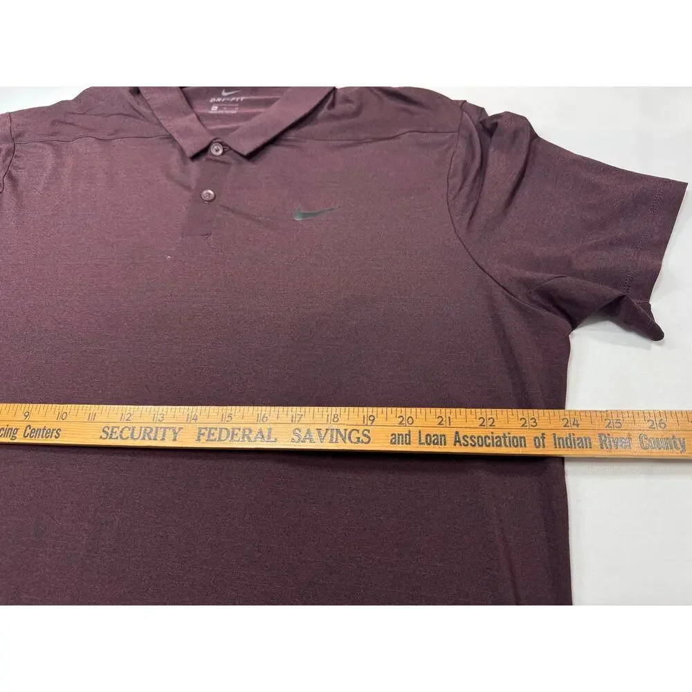 Nike Golf Short Sleeve Polo Dri-Fit Size XL Purple
